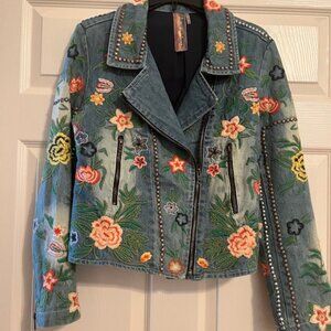 Embroidered Demin Jacket